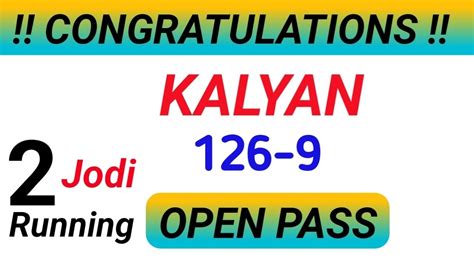 Kalyan Open.